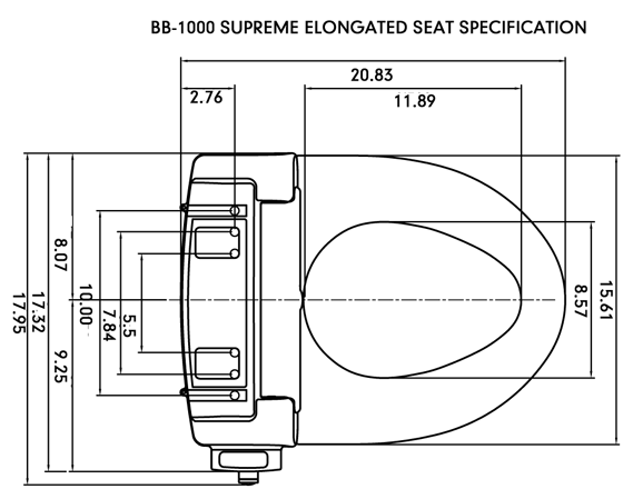Bio Bidet BB-1000 Specifications